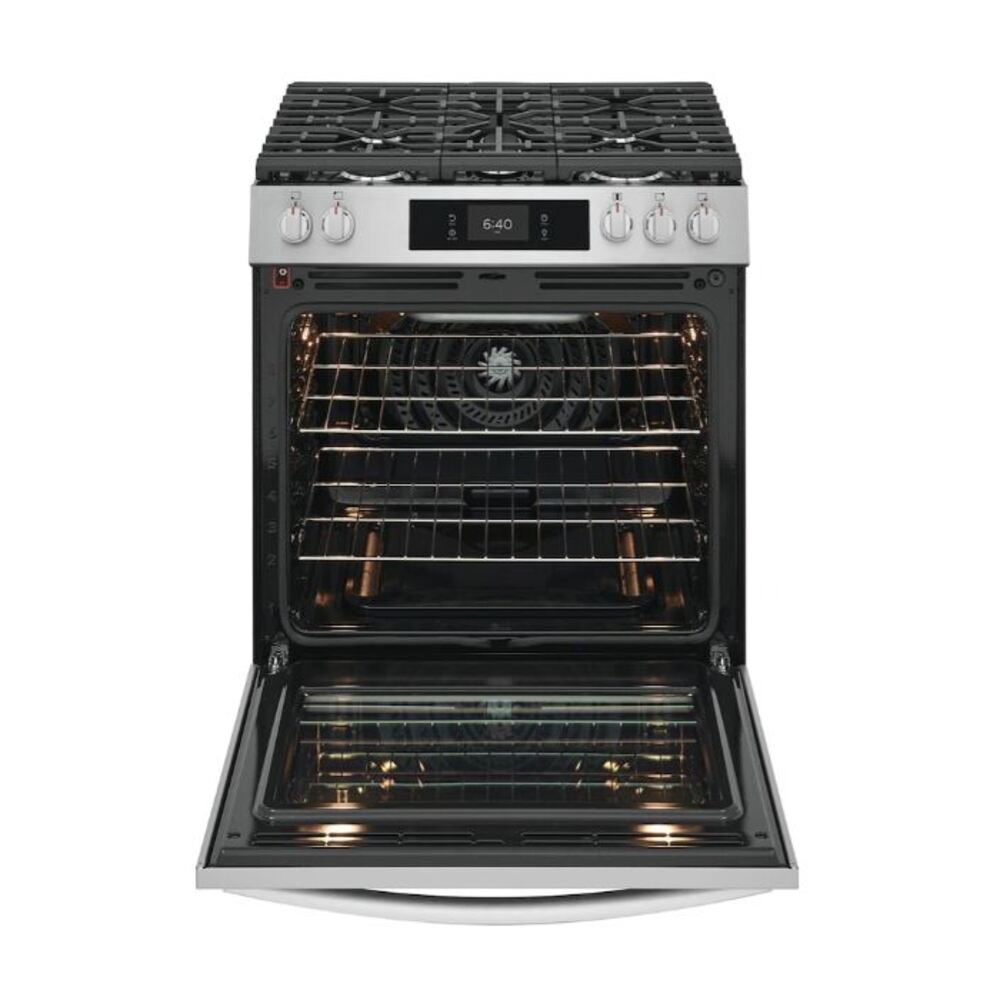 Frigidaire Gallery 30" Front Control Gas Range with Stone-Baked Pizza