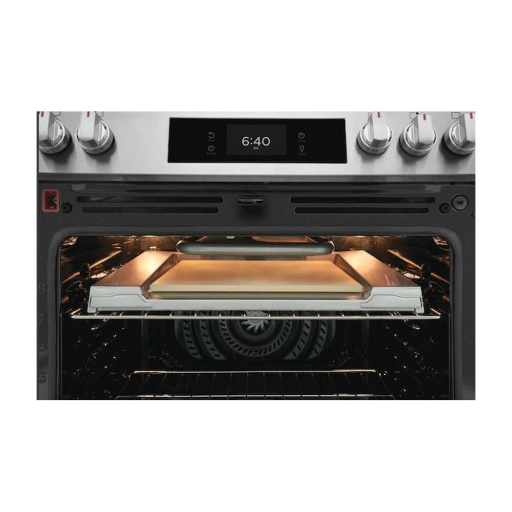 Frigidaire Gallery 30" Front Control Gas Range with Stone-Baked Pizza