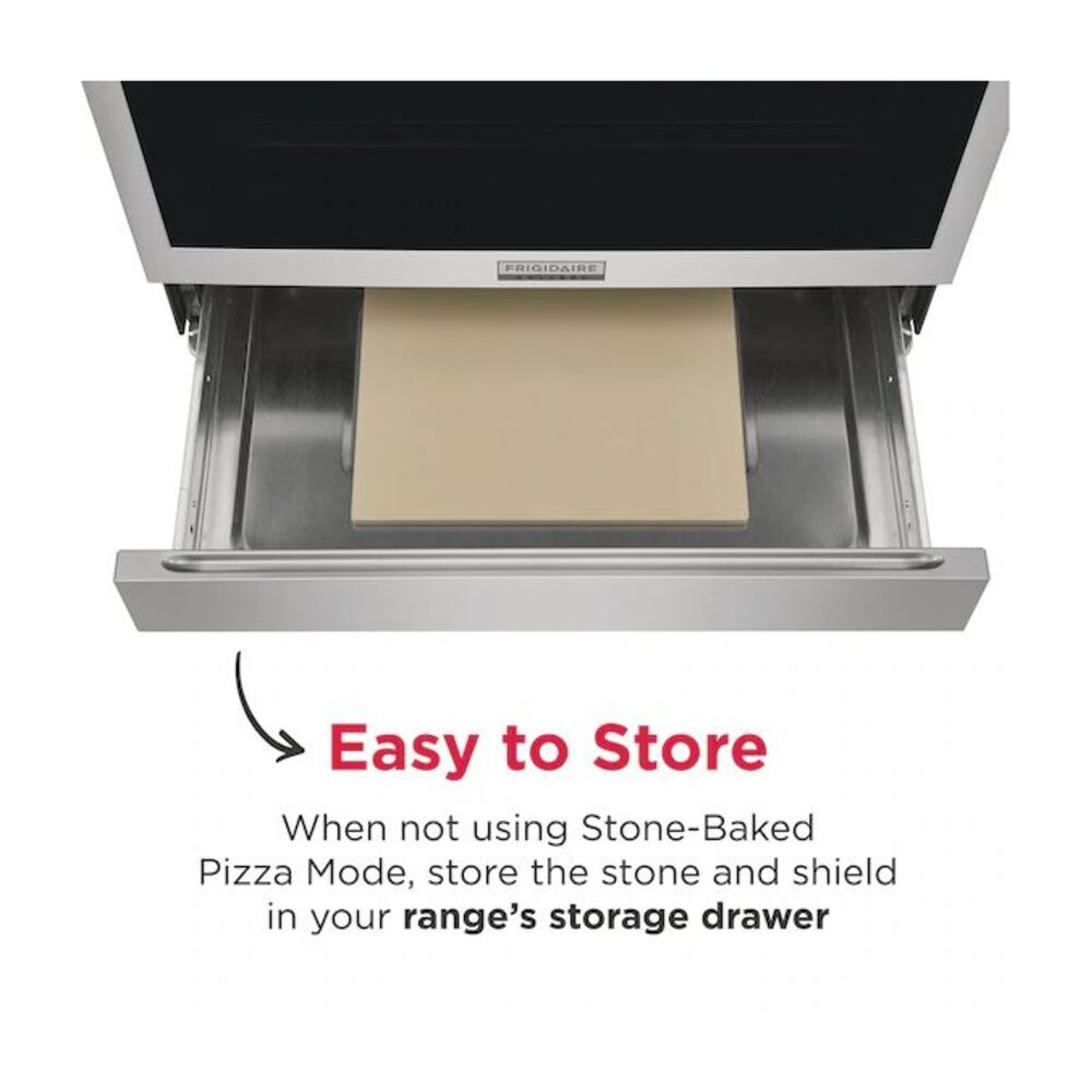 Frigidaire Gallery 30" Front Control Gas Range with Stone-Baked Pizza