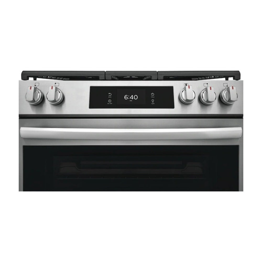 Frigidaire Gallery 30" Front Control Gas Range with Stone-Baked Pizza
