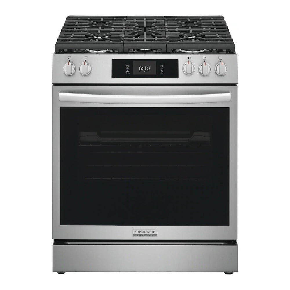 Frigidaire Gallery 30" Front Control Gas Range with Stone-Baked Pizza