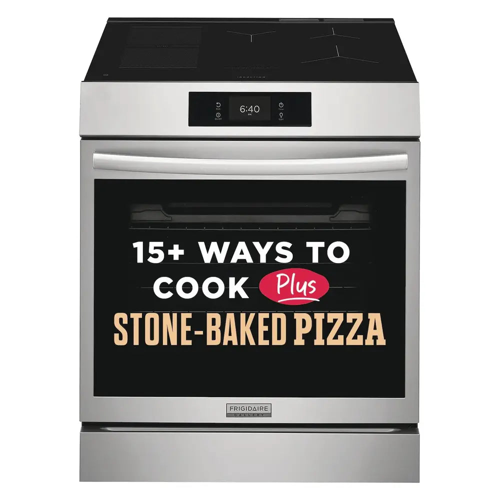 Frigidaire Gallery 30" Front Control Induction Range with Stone-Baked Pizza