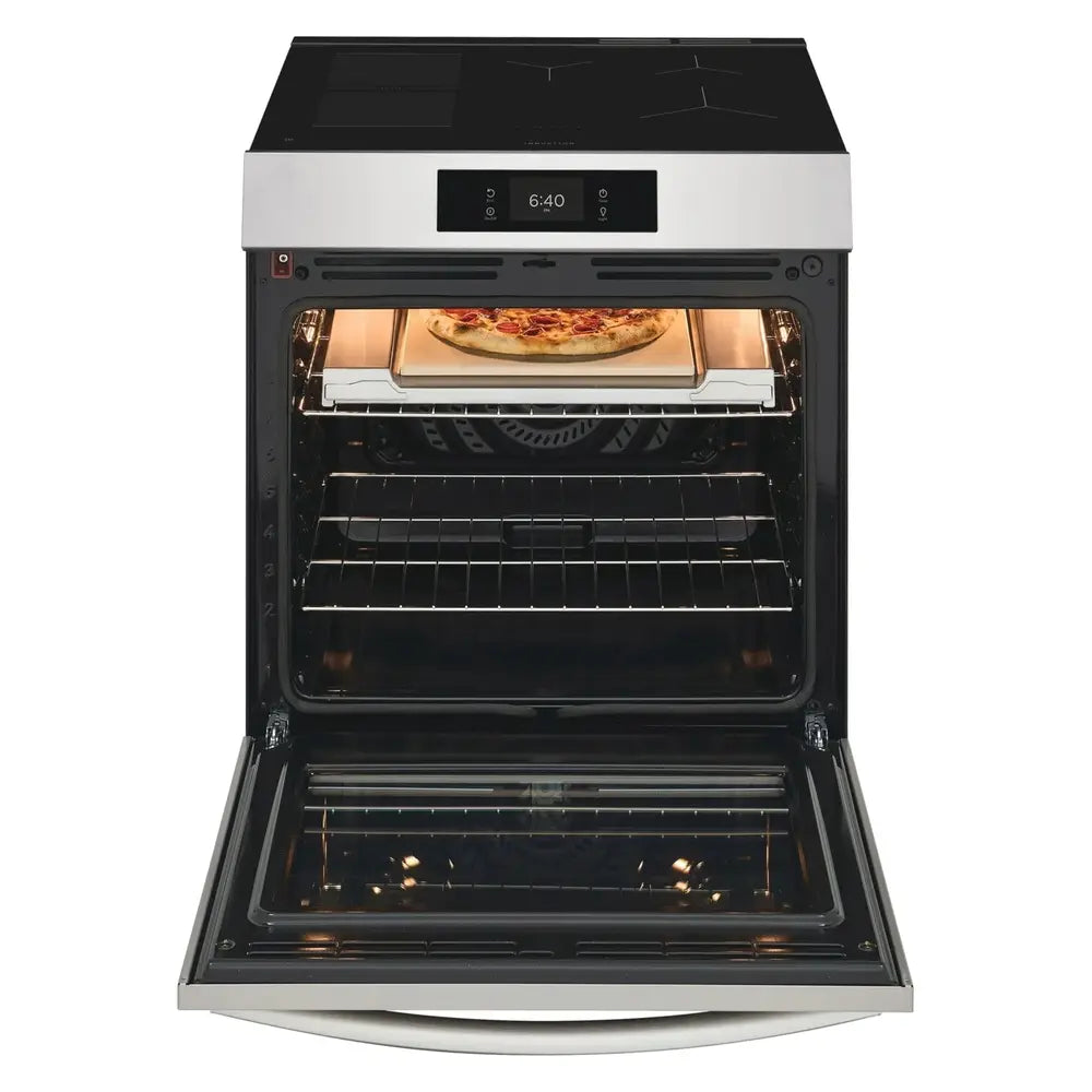 Frigidaire Gallery 30" Front Control Induction Range with Stone-Baked Pizza