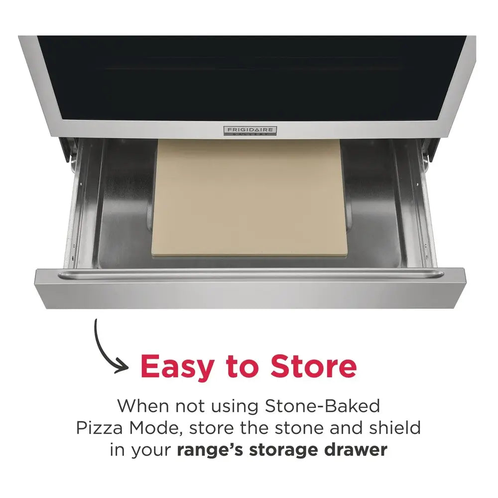 Frigidaire Gallery 30" Front Control Induction Range with Stone-Baked Pizza