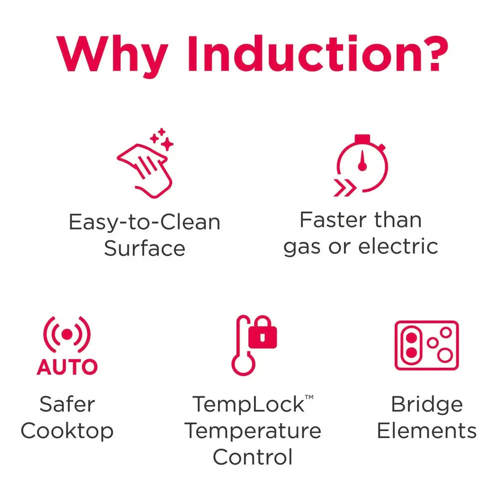Frigidaire Gallery 30" Front Control Induction Range with Stone-Baked Pizza