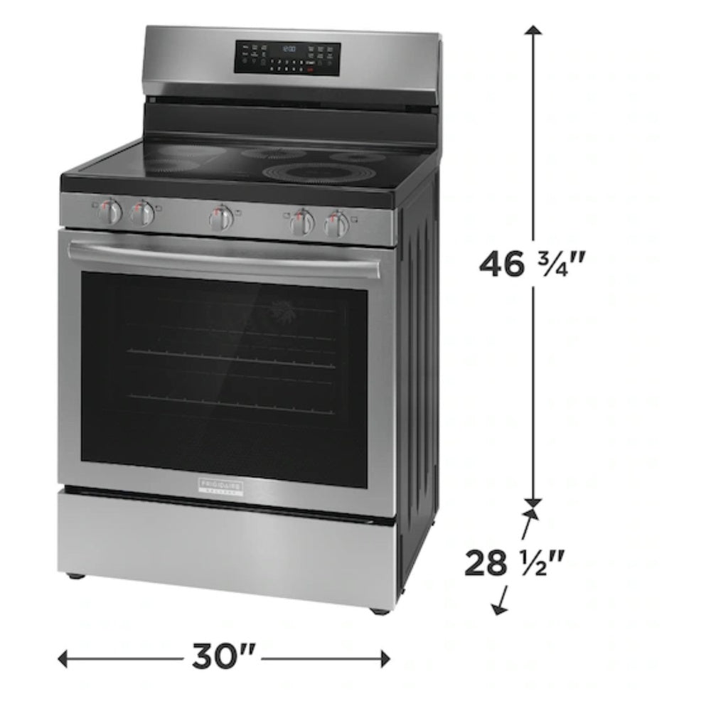 Frigidaire Gallery 30" Rear Control Electric Range with Total Convection