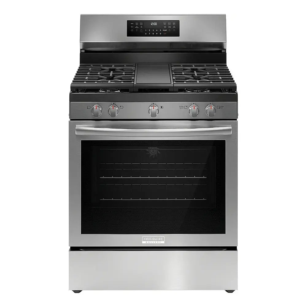 Frigidaire Gallery 30" Rear Control Gas Range with Total Convection