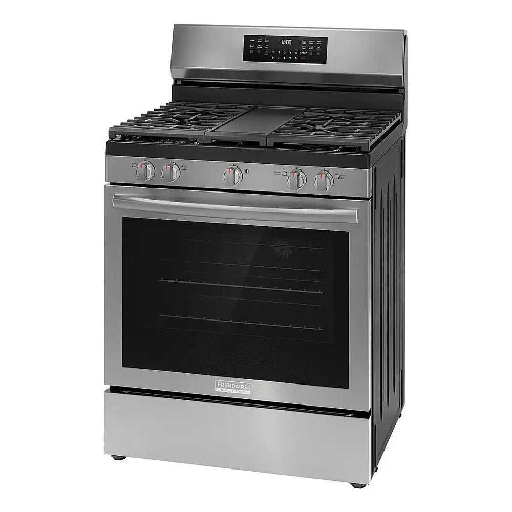 Frigidaire Gallery 30" Rear Control Gas Range with Total Convection