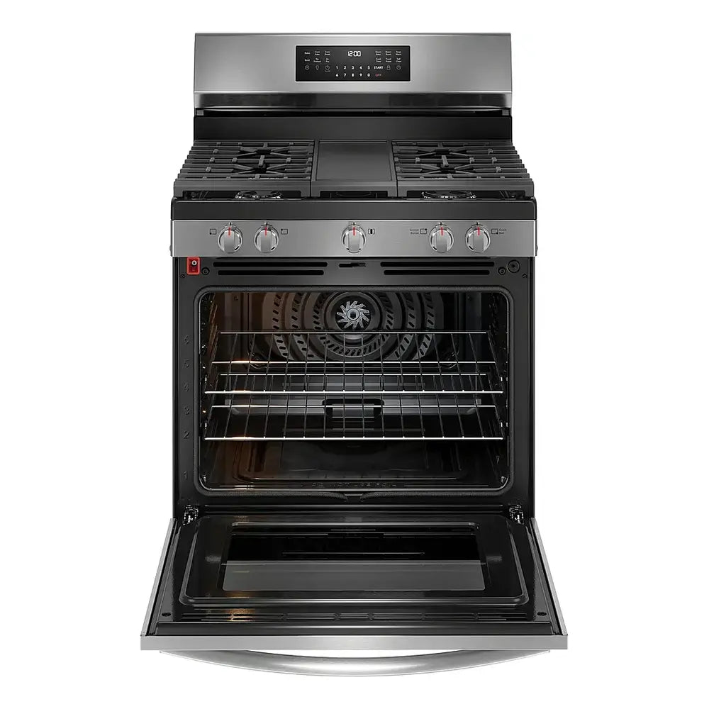 Frigidaire Gallery 30" Rear Control Gas Range with Total Convection