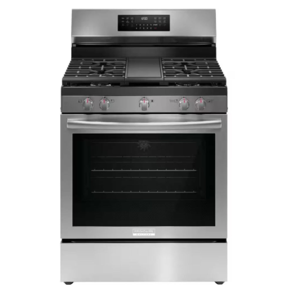 Frigidaire Gallery 30" Rear Control Gas Range with Total Convection