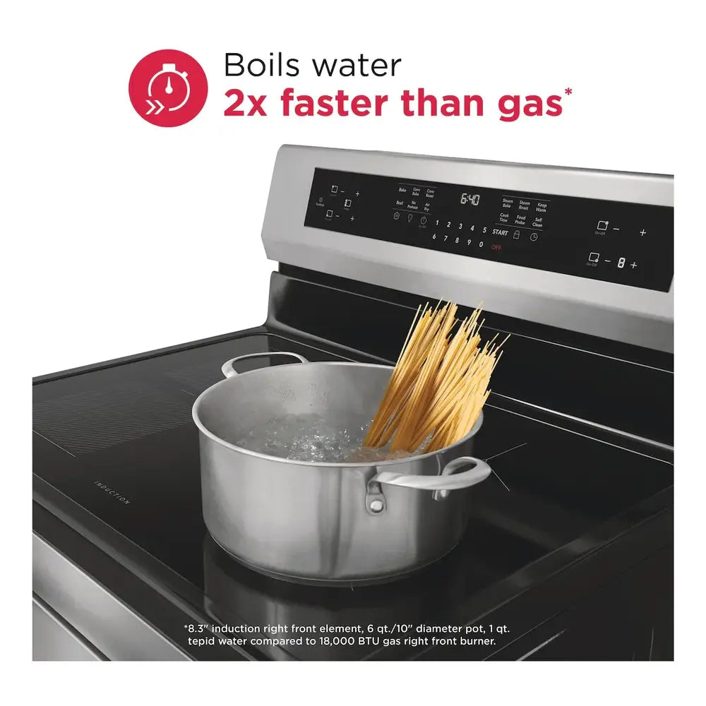 Frigidaire Gallery 30" Freestanding Induction Range with Total Convection