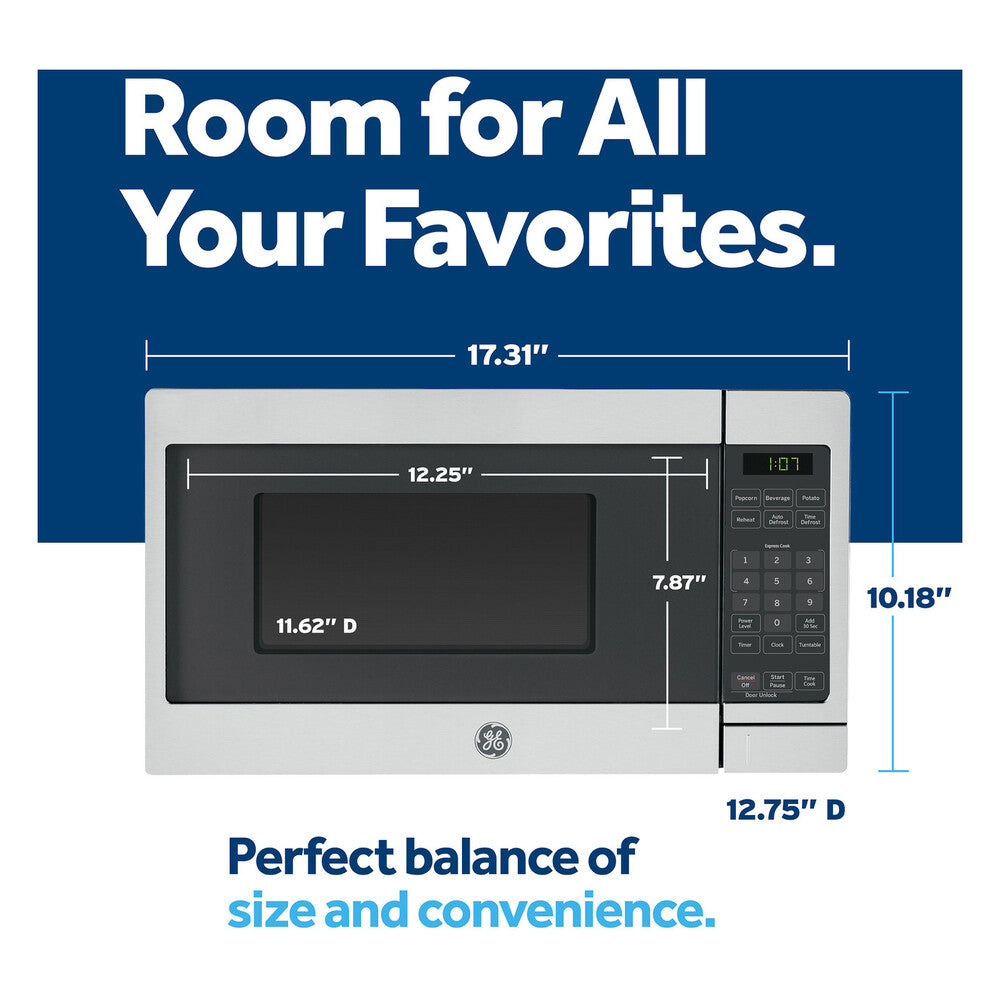 GE GE® 0.7 Cu. Ft. Capacity Countertop Microwave Oven