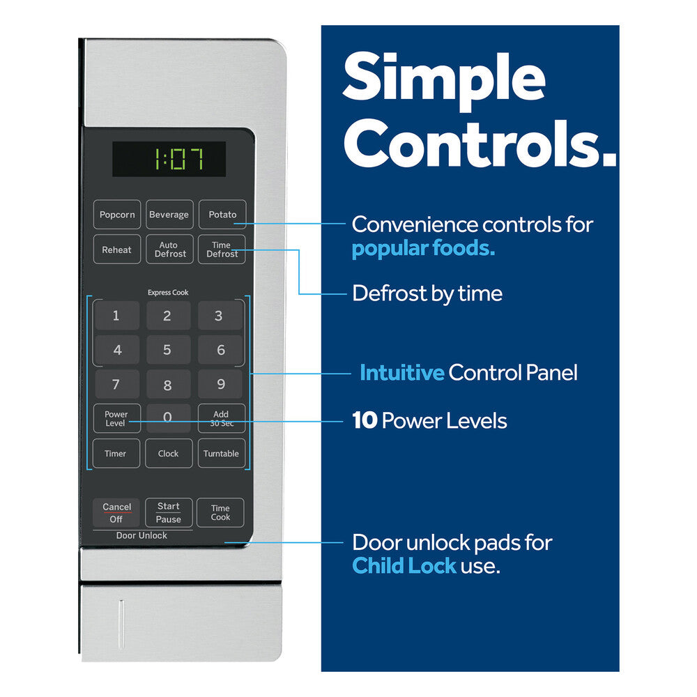 GE GE® 0.7 Cu. Ft. Capacity Countertop Microwave Oven