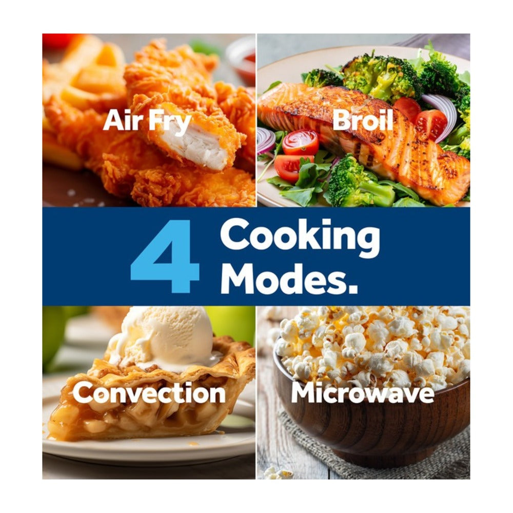 GE GE® 1.0 Cu. Ft. Capacity Countertop Convection Microwave Oven with Air Fry