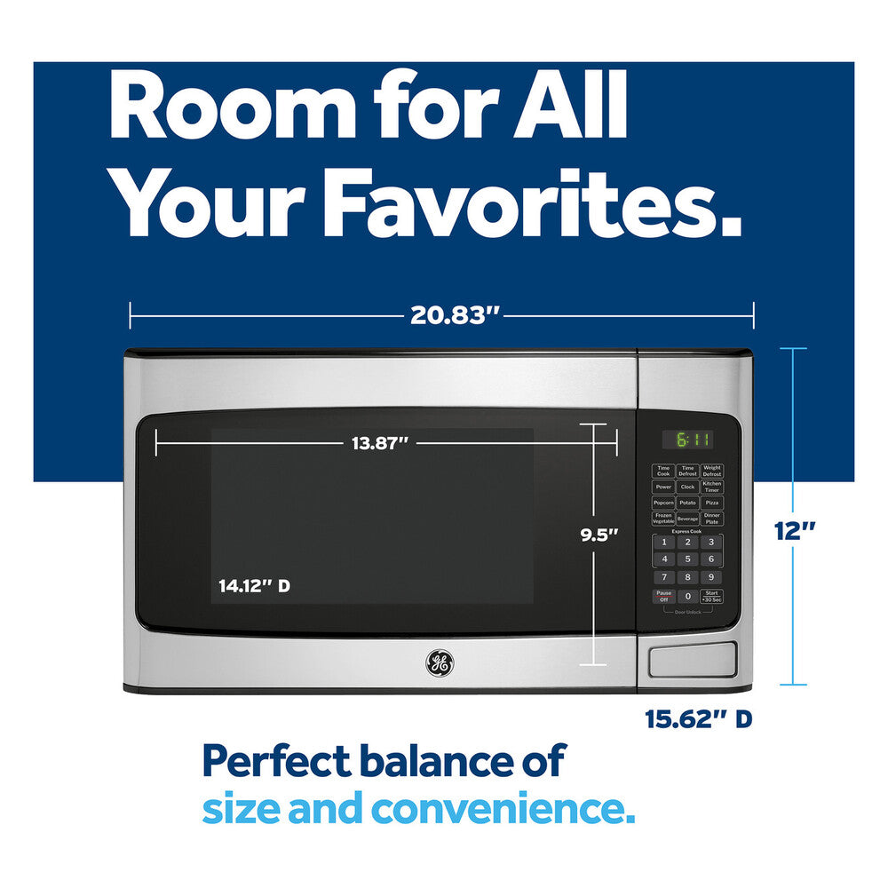 GE GE® 1.1 Cu. Ft. Capacity Countertop Microwave Oven