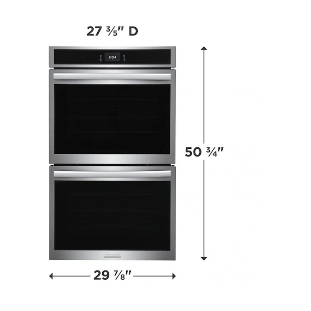 Frigidaire Gallery 30" Double Electric Wall Oven with Total Convection