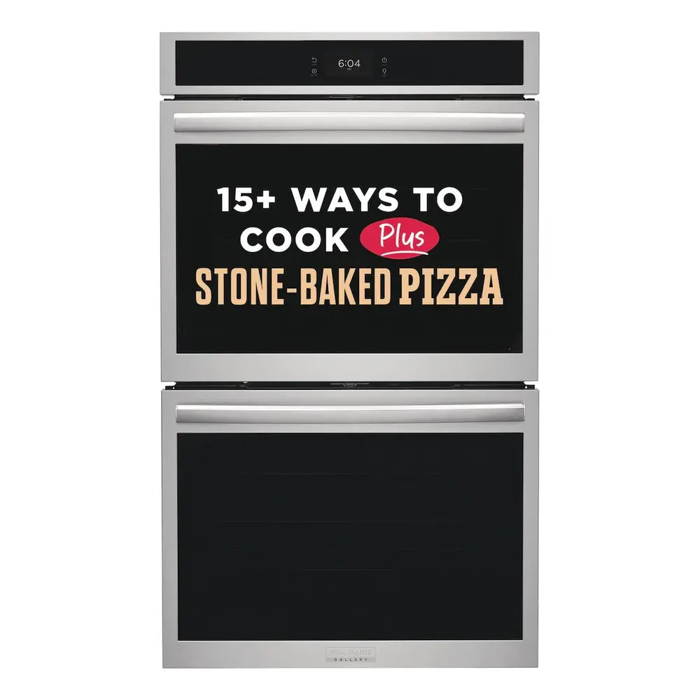 Frigidaire Gallery 30" Double Electric Wall Oven with Stone-Baked Pizza
