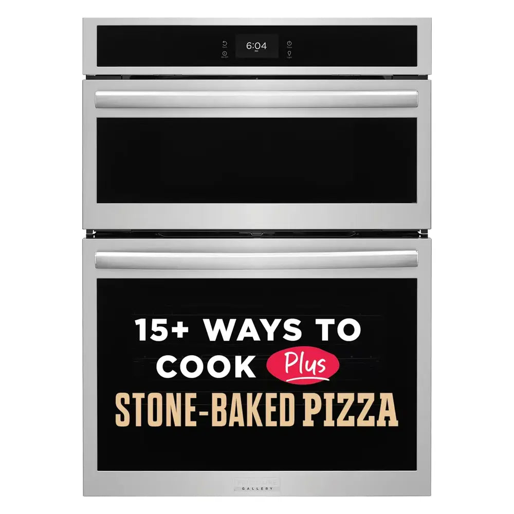 Frigidaire Gallery 30" Electric Wall Oven and Microwave Combination with Stone-Baked Pizza