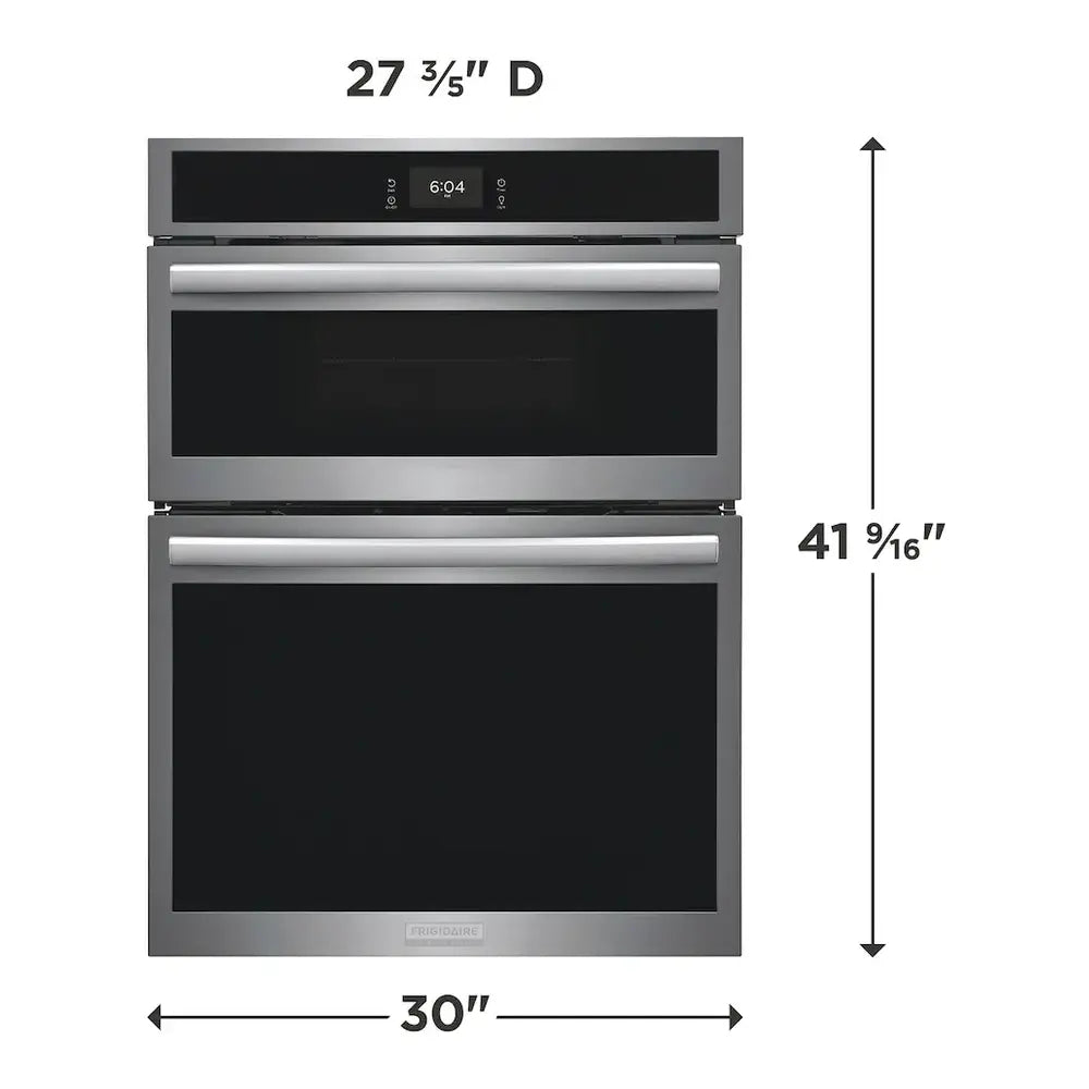 Frigidaire Gallery 30" Electric Wall Oven and Microwave Combination with Stone-Baked Pizza