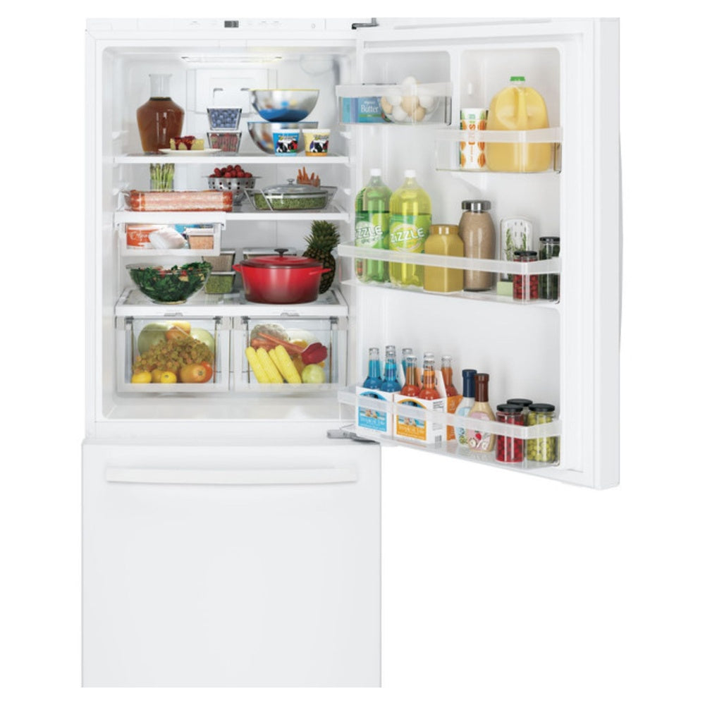 GE GE® ENERGY STAR® 21.0 Cu. Ft. Bottom-Freezer Refrigerator