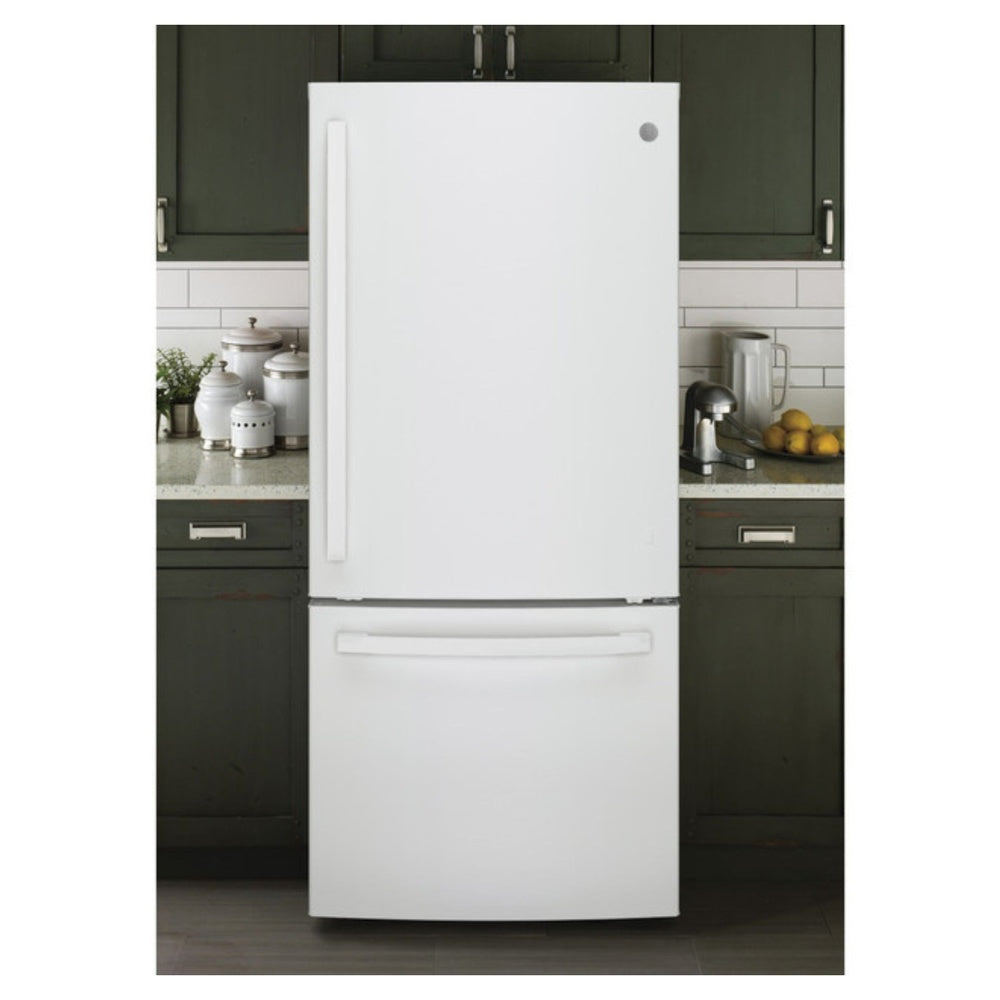 GE GE® ENERGY STAR® 21.0 Cu. Ft. Bottom-Freezer Refrigerator