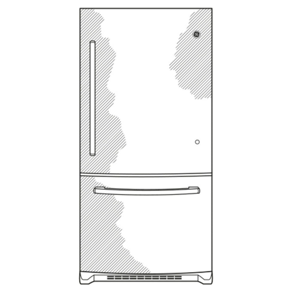 GE GE® ENERGY STAR® 24.8 Cu. Ft. Bottom-Freezer Drawer Refrigerator