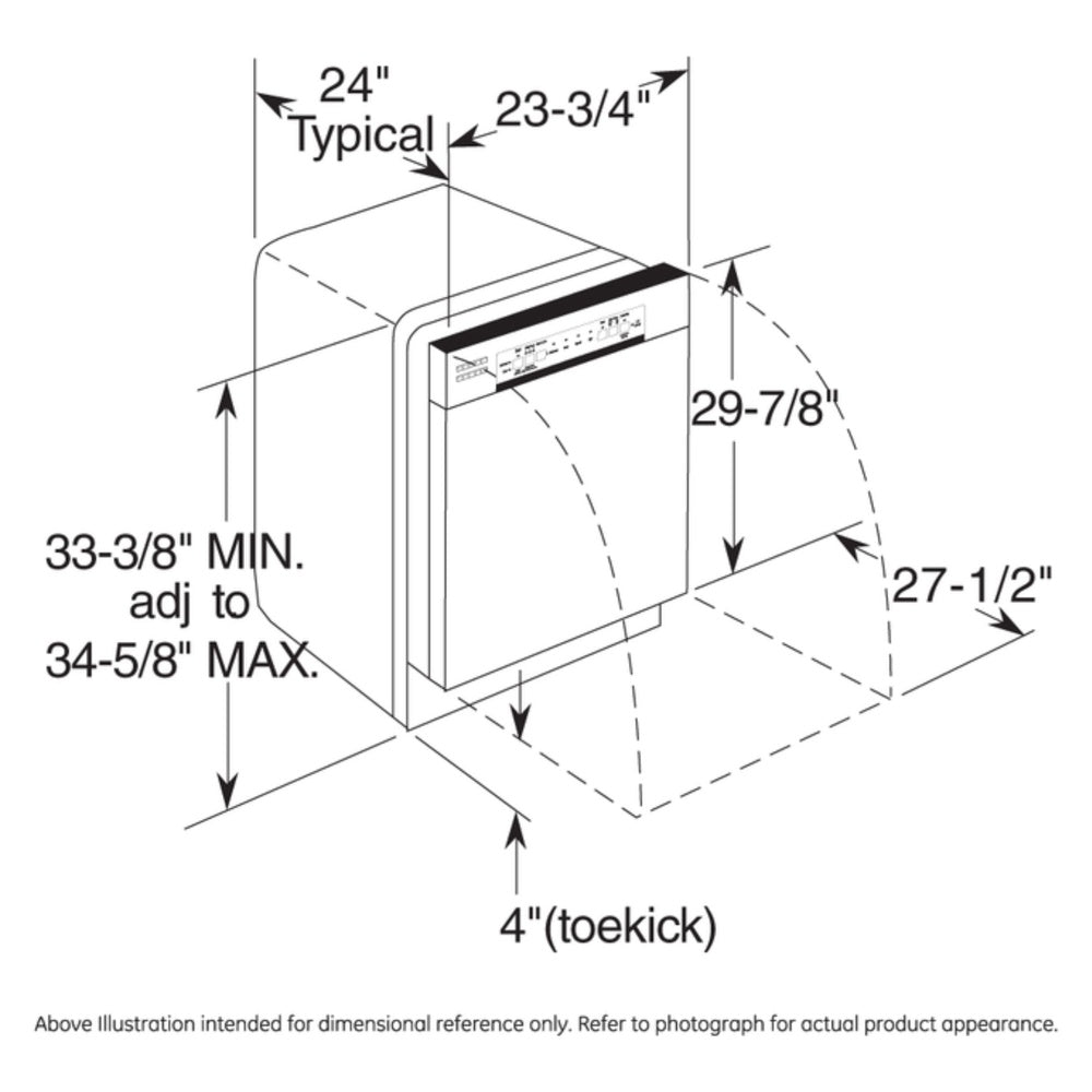 GE GE® ENERGY STAR® Dishwasher with Front Controls