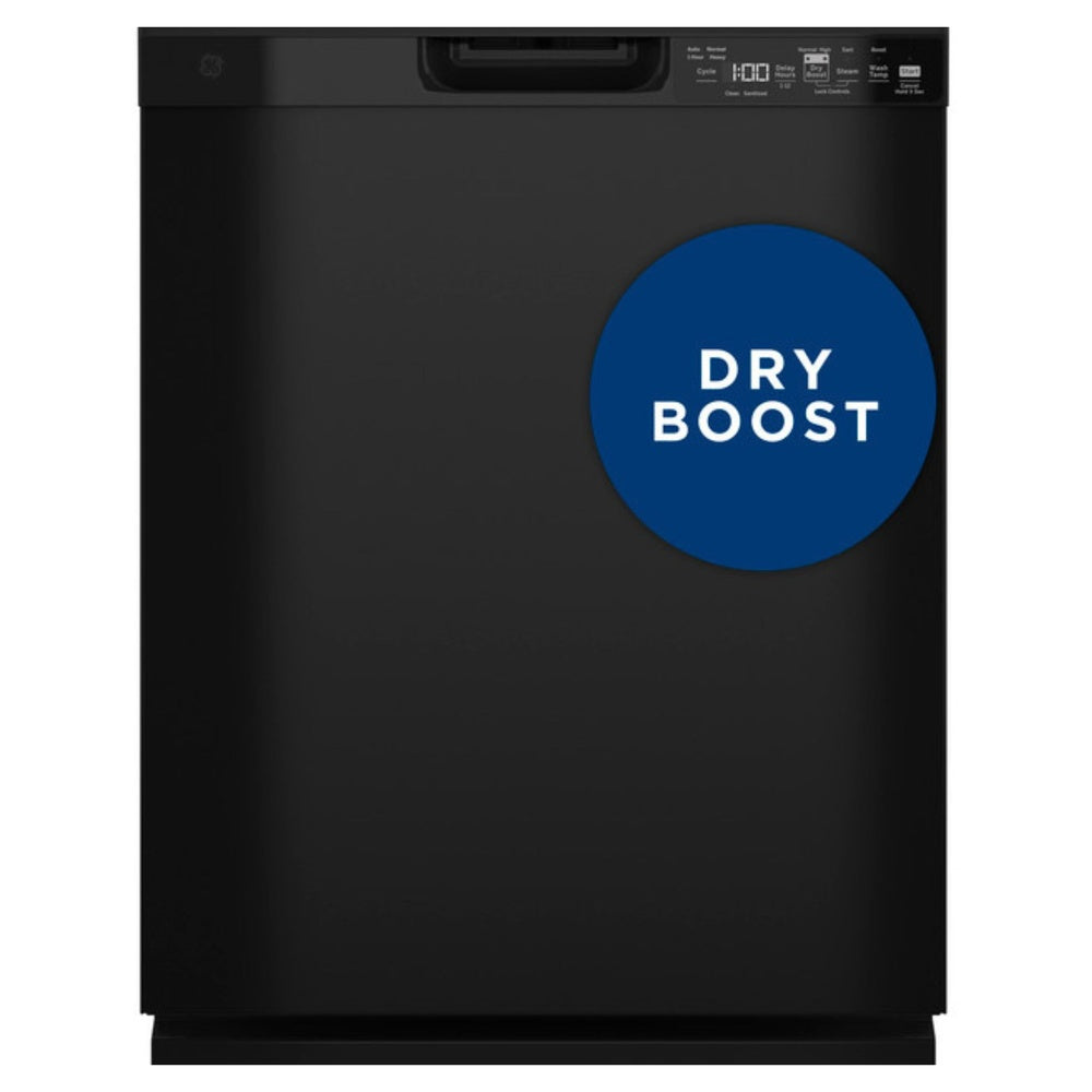GE GE® ENERGY STAR® Front Control with Plastic Interior Dishwasher with Sanitize Cy