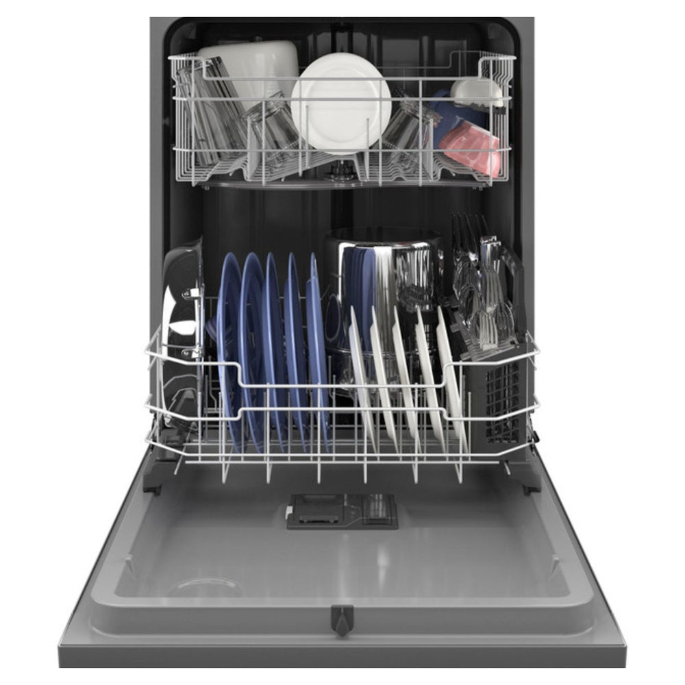 GE GE ENERGY STAR Front Control with Plastic Interior Dishwasher with Sanitize Cycl