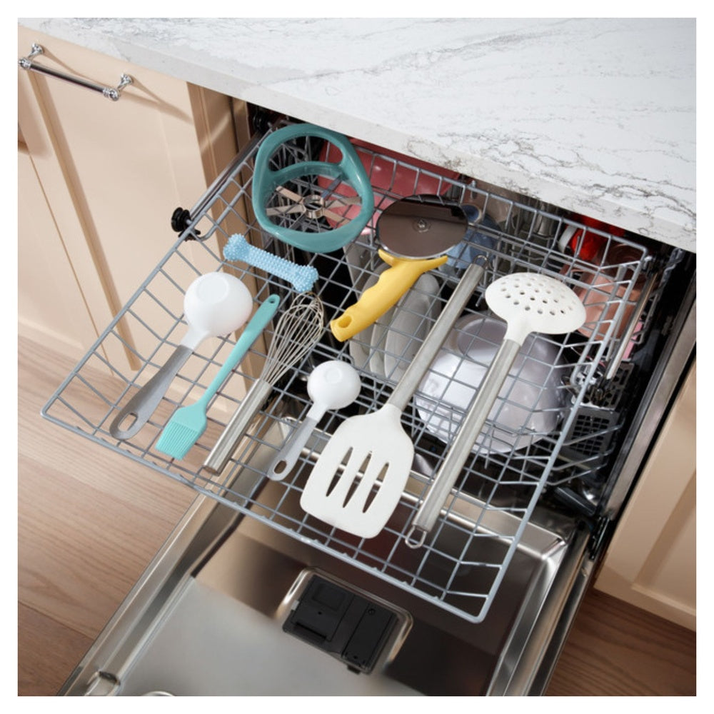 GE GE® ENERGY STAR® Front Control with Stainless Steel Interior Dishwasher with San