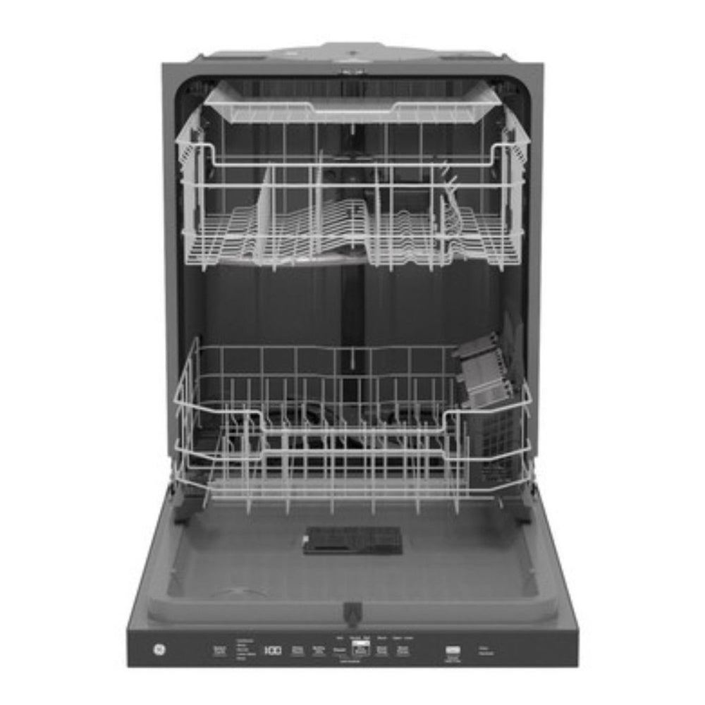 GE GE® ENERGY STAR® Top Control with Plastic Interior Dishwasher with Sanitize Cycl