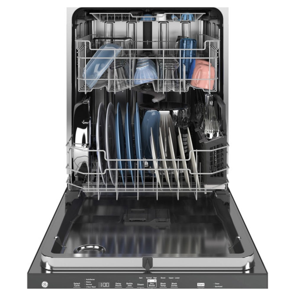 GE GE® ENERGY STAR® Top Control with Stainless Steel Interior Dishwasher with Sanit