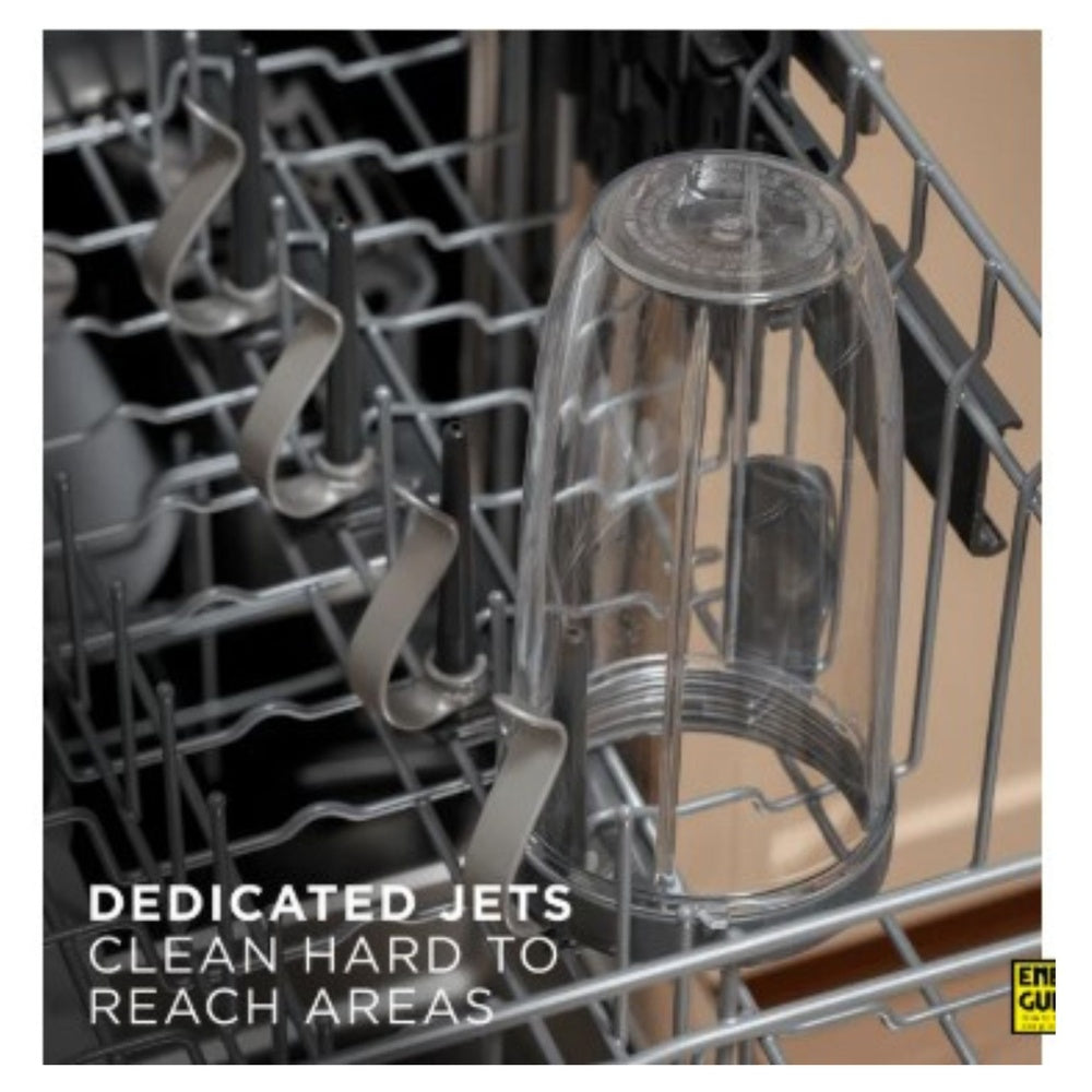 GE GE® ENERGY STAR® Top Control with Stainless Steel Interior Dishwasher with Sanit