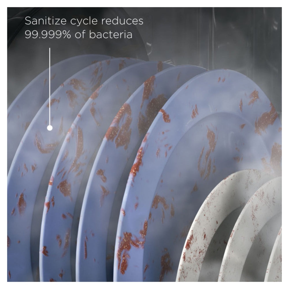 GE GE® ENERGY STAR® ADA Compliant Stainless Steel Interior Dishwasher with Sanitize