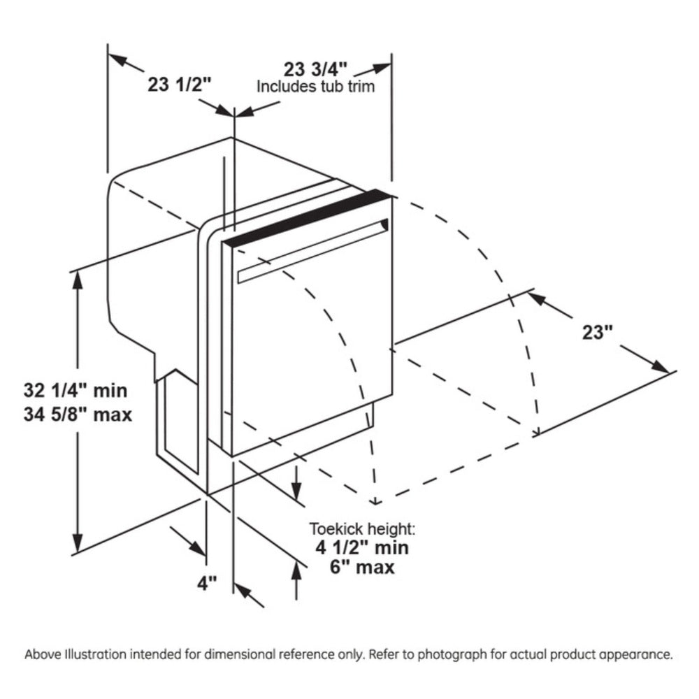 GE GE® ENERGY STAR® ADA Compliant Stainless Steel Interior Dishwasher with Sanitize