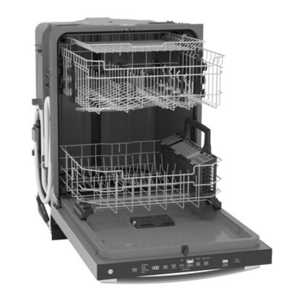 GE GE® ENERGY STAR® Top Control with Plastic Interior Dishwasher with Sanitize Cycl