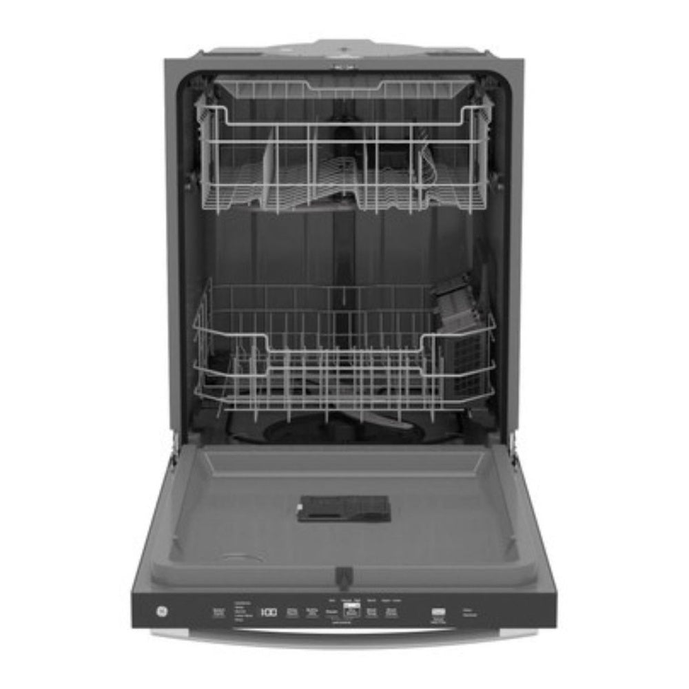 GE GE® ENERGY STAR® Top Control with Plastic Interior Dishwasher with Sanitize Cycl
