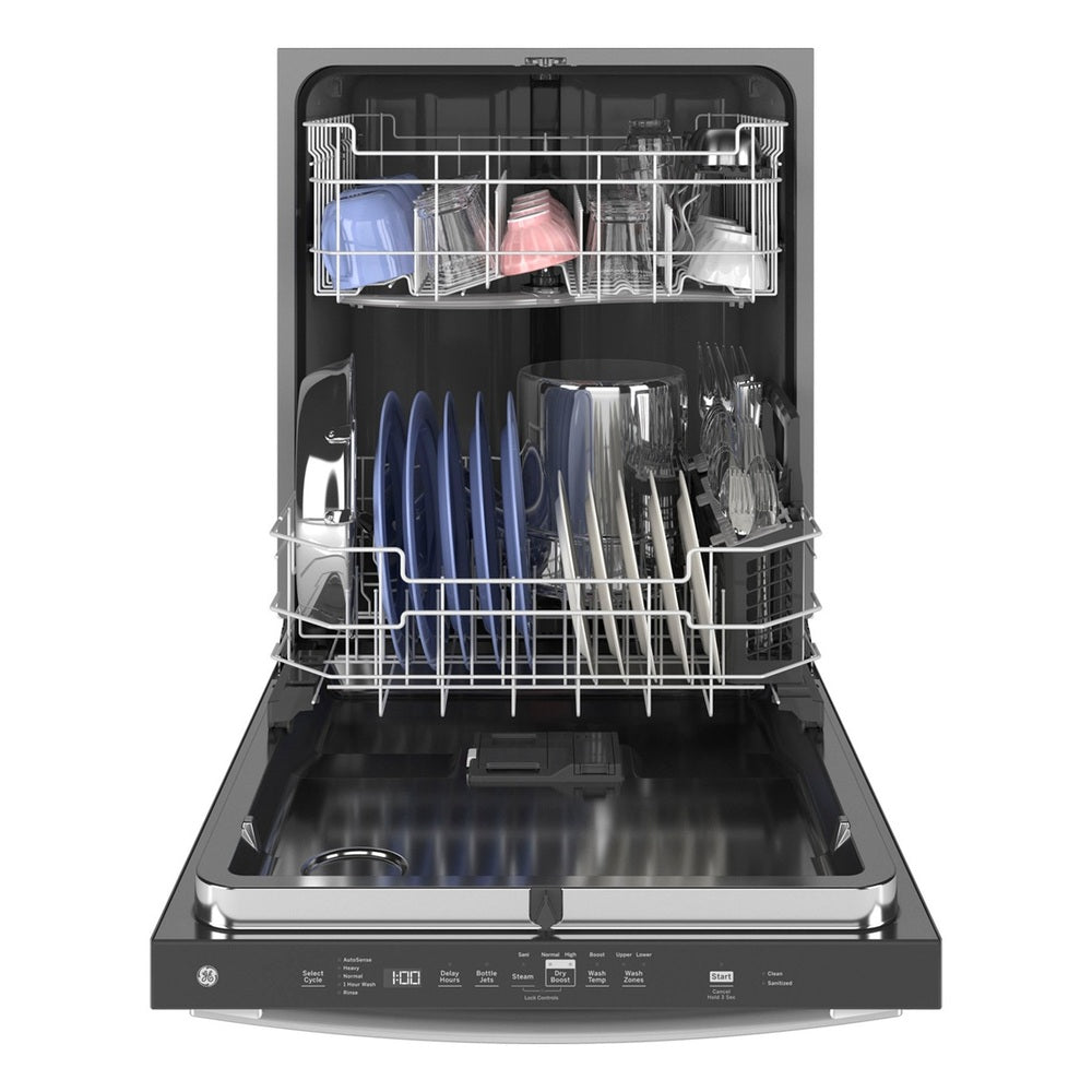 GE GE® ENERGY STAR® Top Control with Stainless Steel Interior Door Dishwasher with 