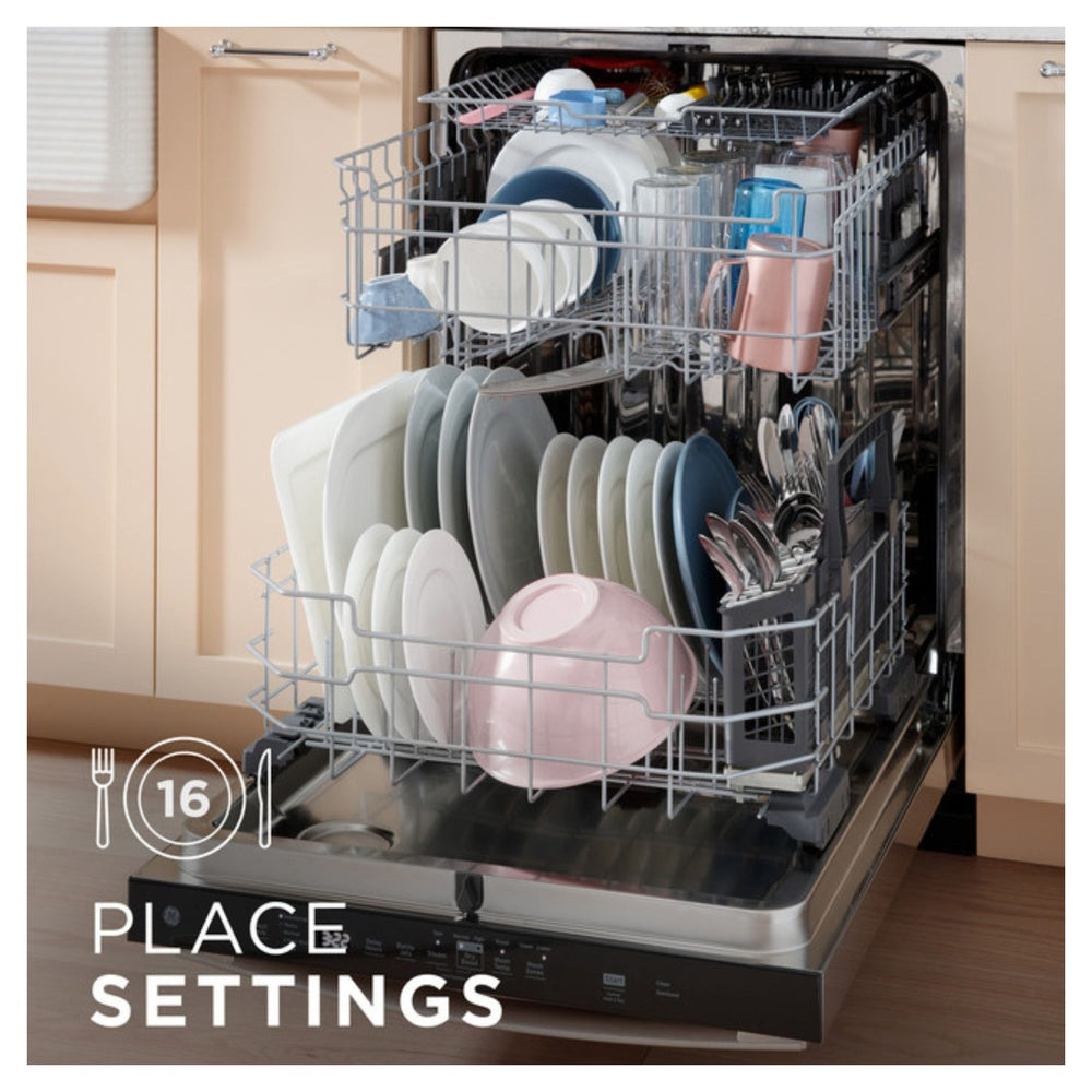 GE GE® ENERGY STAR® Fingerprint Resistant Top Control with Stainless Steel Interior