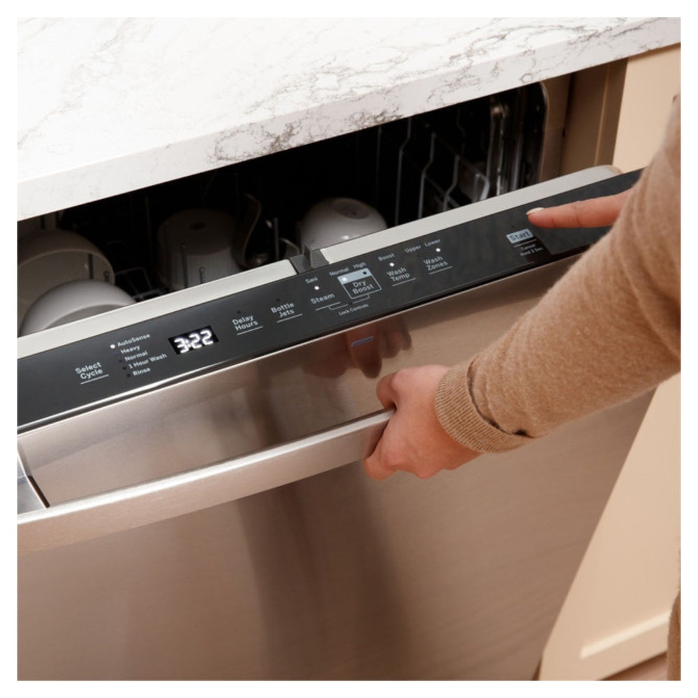 GE GE® ENERGY STAR® Fingerprint Resistant Top Control with Stainless Steel Interior