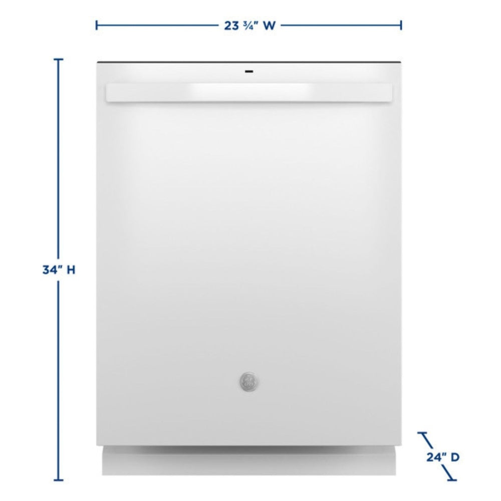GE GE® ENERGY STAR® Top Control with Stainless Steel Interior Dishwasher with Sanit