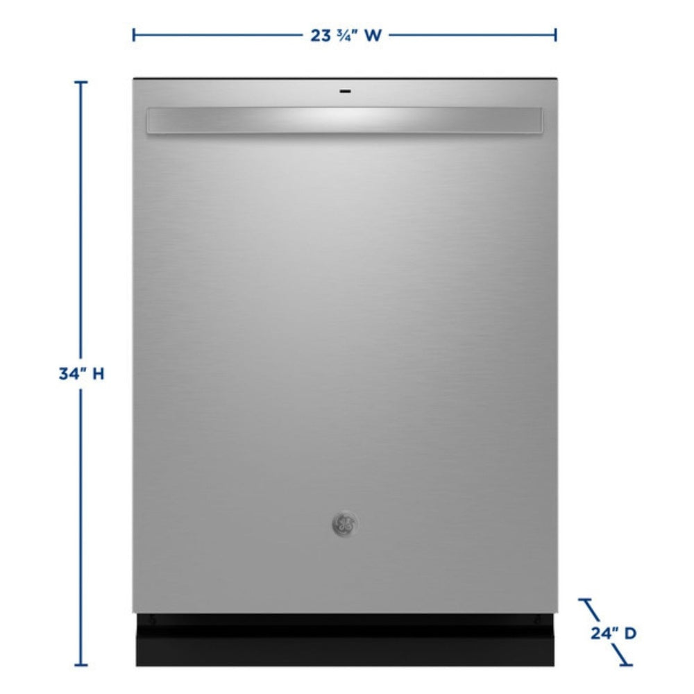 GE GE® ENERGY STAR® Top Control with Stainless Steel Interior Dishwasher with Sanit