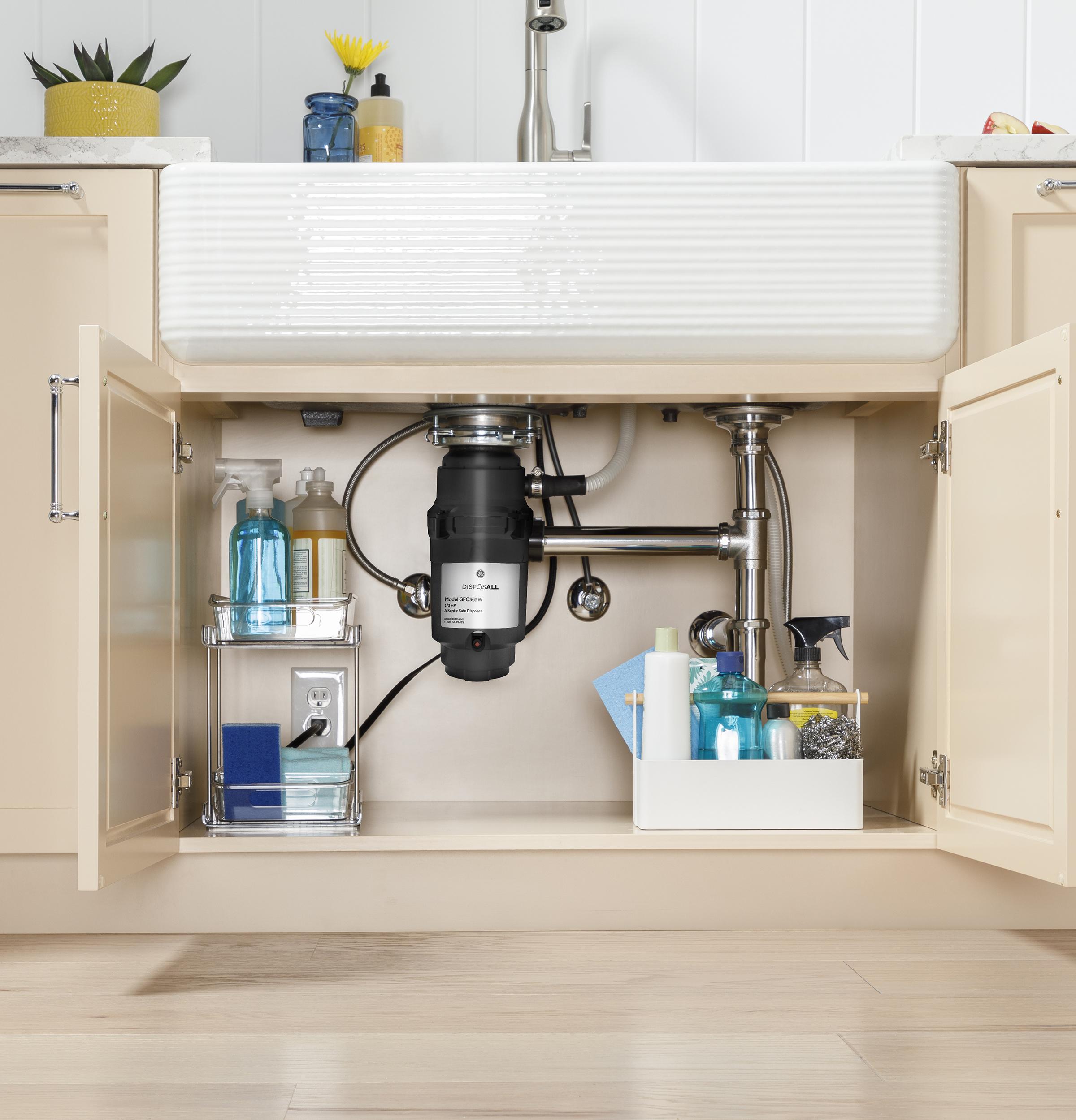 GE GE DISPOSALL® 1/3 HP Continuous Feed Garbage Disposer - Corded