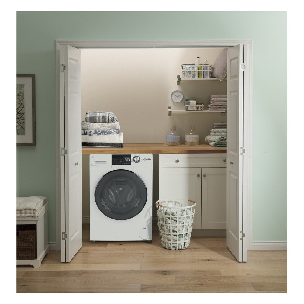 GE GE® ENERGY STAR® 24" 4.3 Cu.Ft. Front Load Vented Electric Dryer with Stainless 