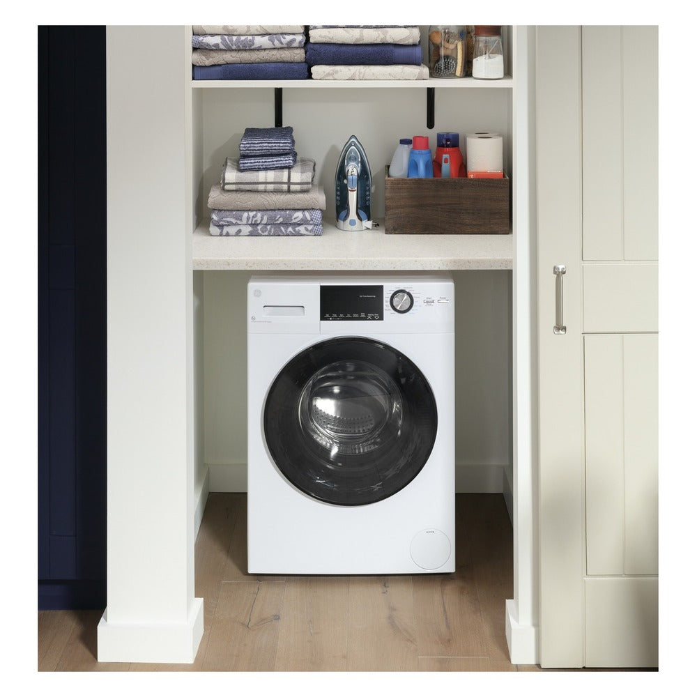 GE GE® ENERGY STAR® 24" 4.3 Cu.Ft. Front Load Vented Electric Dryer with Stainless 