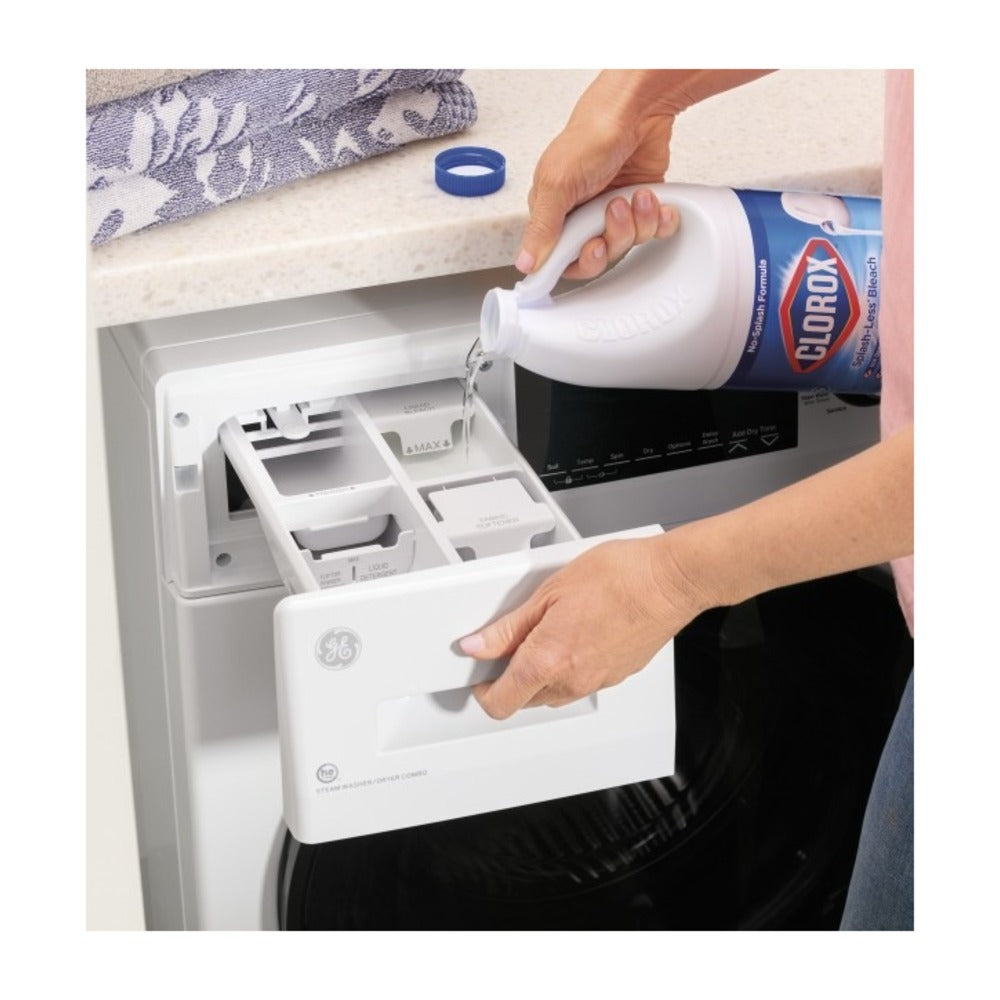 GE GE® ENERGY STAR® 24" 4.3 Cu.Ft. Front Load Vented Electric Dryer with Stainless 