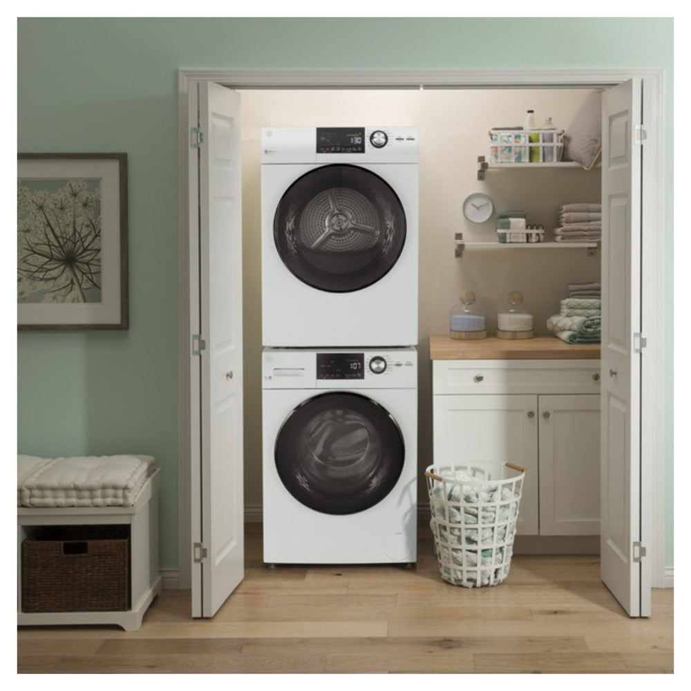 GE GE® ENERGY STAR® 24" 4.3 Cu.Ft. Front Load Vented Electric Dryer with Stainless 