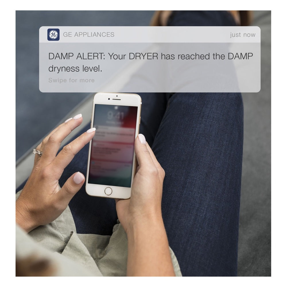 GE GE® ENERGY STAR® 7.8 cu. ft. Capacity Smart Front Load Electric Dryer