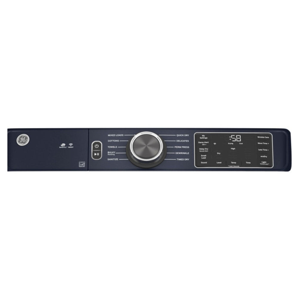 GE GE® ENERGY STAR® 7.8 cu. ft. Capacity Smart Front Load Electric Dryer with Sanit