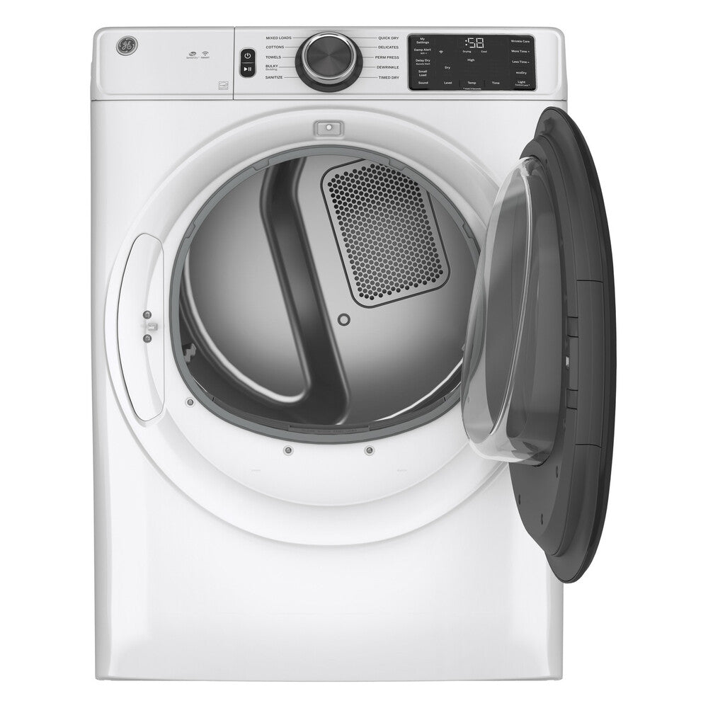 GE GE® ENERGY STAR® 7.8 cu. ft. Capacity Smart Front Load Electric Dryer with Sanit